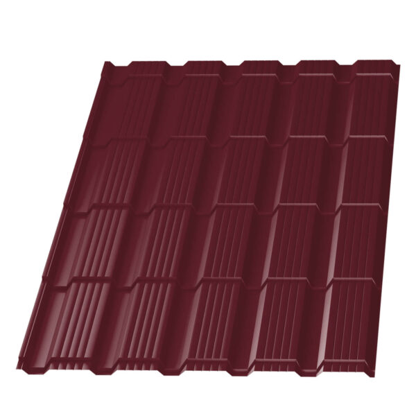 8xqp3mgyfo87nf5tp4nm6q53h7egu18g.jpg Металлочерепица Каскад RAL3005 Красное Вино 0,45мм